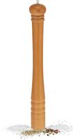 Salz- Pfeffermühle XXL Gewürzmühle Holz Keramikmahlwerk