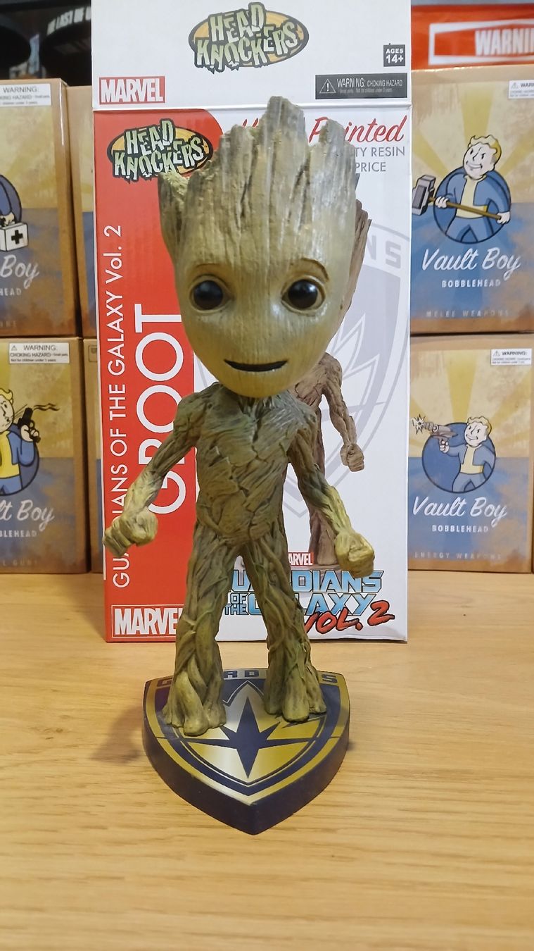 Marvel Statuette: Neca guardians of the galaxy 2 head knocker groot – Usato da Fribourg venduto da vin_k8mx