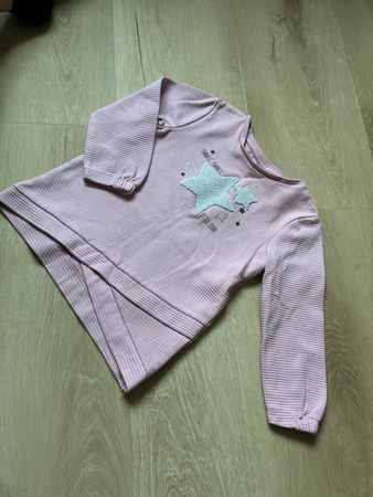Mädchen Pullover Topolino Grösse 104 rosa mit Sternen