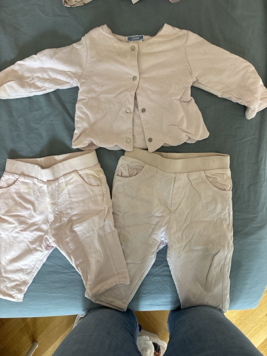 Lotti & Set di vestiti: Ensemble Jacadi rose taille 6 et 12 mois – Usato da Genève venduto da Christelle12345