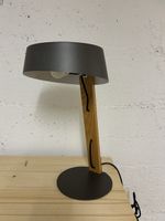 Designer Schreibtischlampe Holz/Metall schwarz