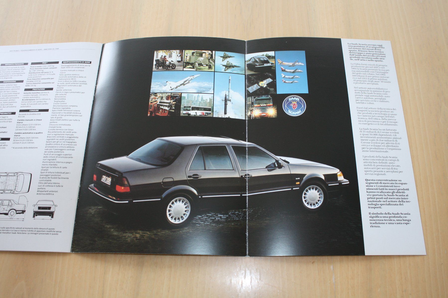 Saab Documenti: SAAB 9000 CD 1988 Italienisch – Usato da Wikon venduto da erwin400 8