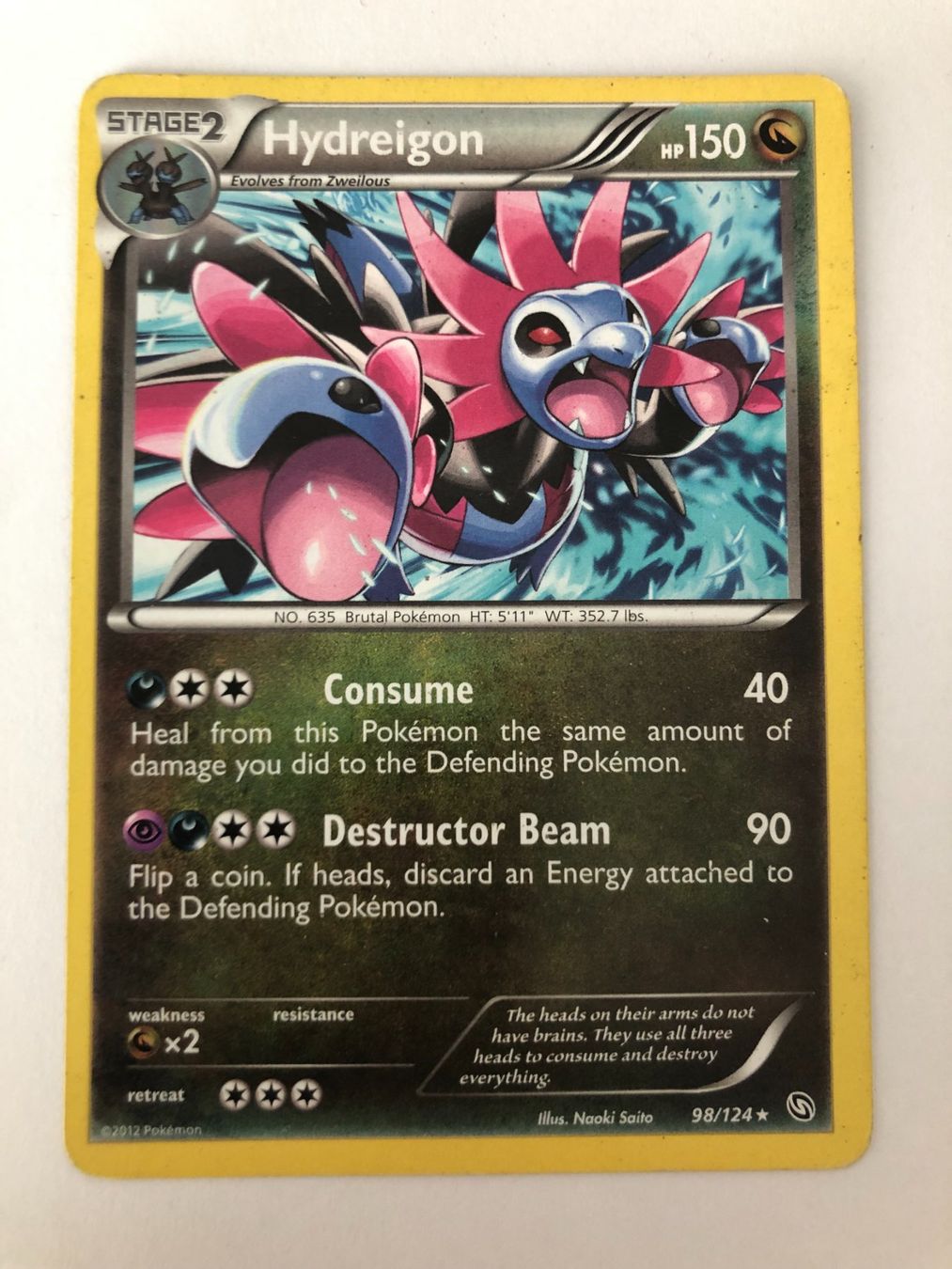 Pokémon Sammelbilder & Trading cards: Hydreigon -   Hoheit der Drachen - Pokemon – Gebraucht aus Nussbaumen AG von Bika-Shop