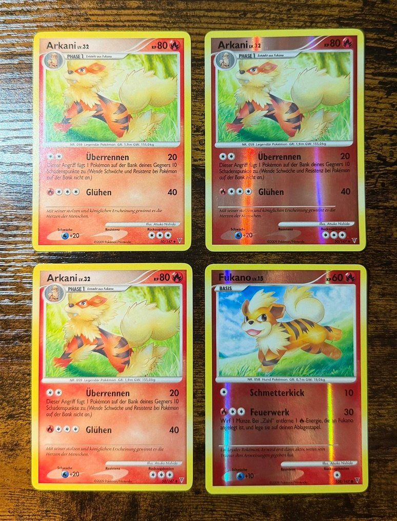 Pokémon Carte collezionabili: Arkani & Fukano Bundle / 50 & 108 – Usato da Zürich venduto da PEACECOCOON
