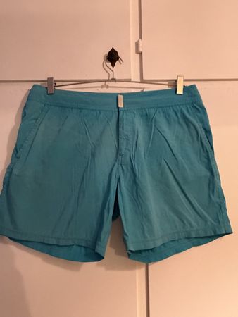 Vilebrequin costume da bagno azzurro per l'estate, taglia L.