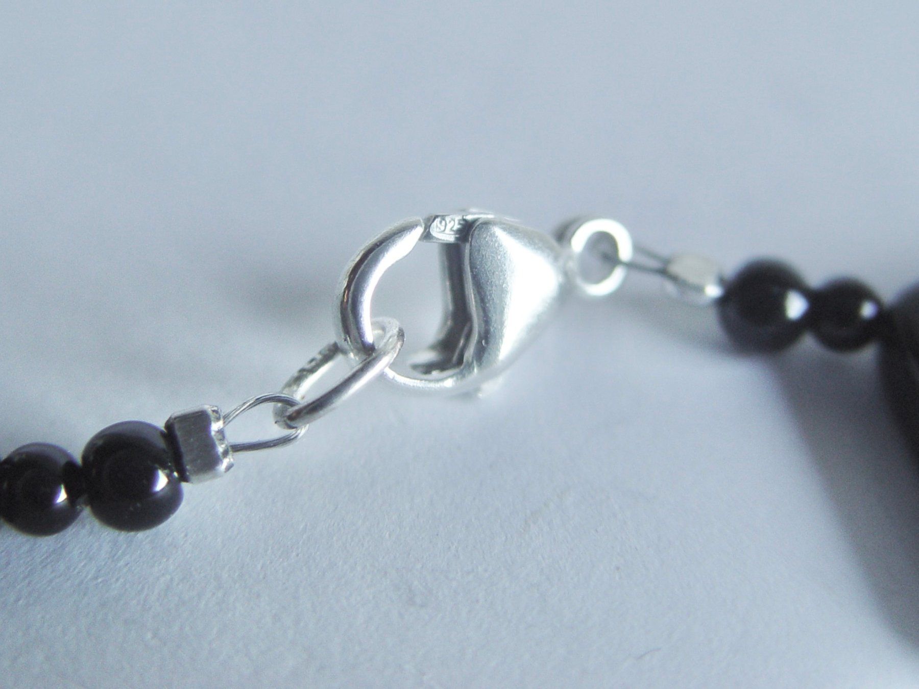 Ketten: Onyx Kette, Quadrate – Neu (gemäss Beschreibung) aus Henggart von gernli 4