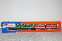 Roco DB Doppeltaschen-Wagen, Hangartner u. Frey Transporte
