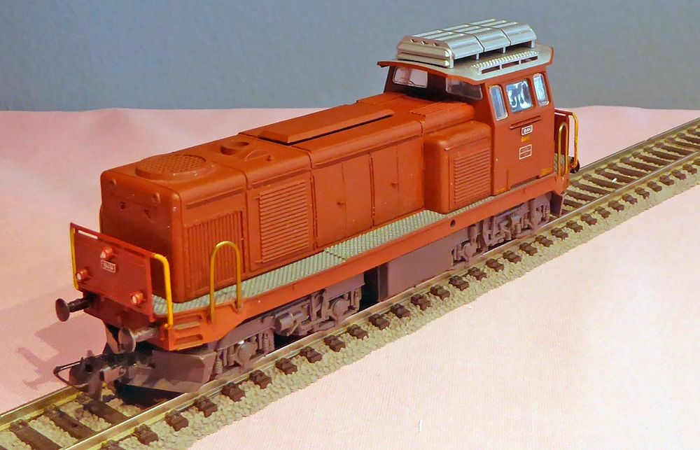 Locomotive Diesel Lima BM 4/4 18414 – Échelle HO – Marron – Modèle SBB – Occasion