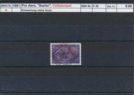 1981 Pro Aero, "Ikarier", ET - Vollstempel