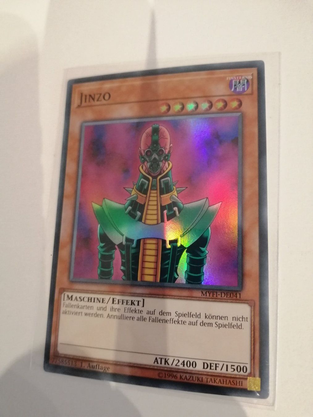Yugioh Carte collezionabili: Jinzo Super Rare 1.Auflage Mint – Nuovo (secondo la descrizione) da Boswil venduto da ShoppingCenterCity 2