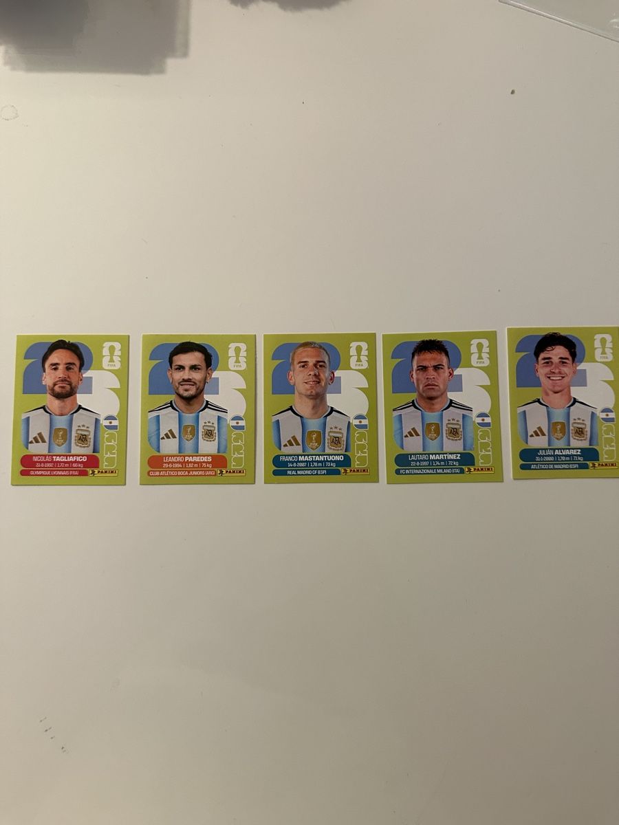 Panini Carte collezionabili: PANINI WM 2026 verschiedene Bilder ARGENTINIEN  – Nuovo (secondo la descrizione) da Meggen venduto da Carina5555