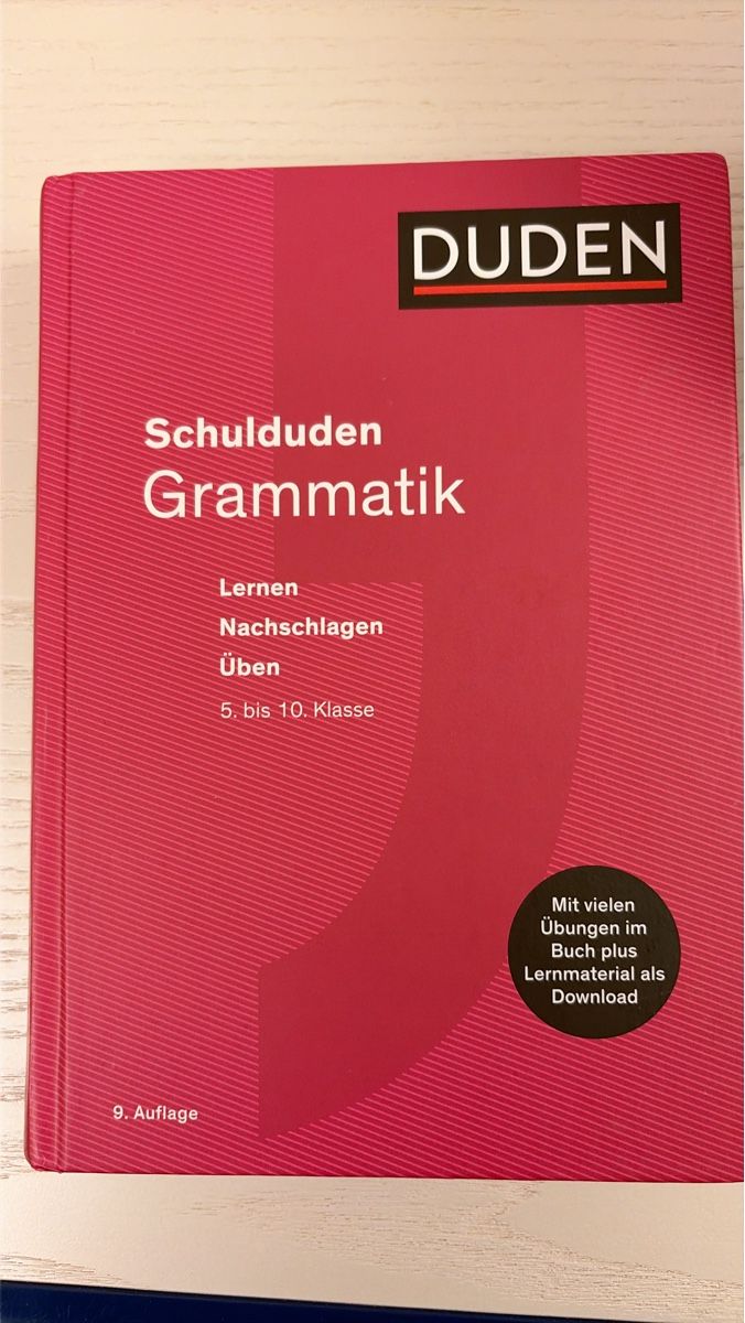 Bücher: Duden Schulgrammatik, 9. Auflage, mit Lernmaterial-Download – Neu (gemäss Beschreibung) aus Eschenbach SG von asaram