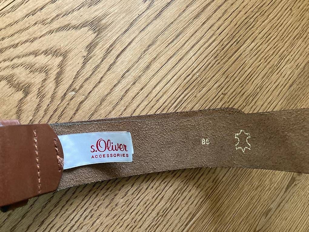 Cinture: Ledergürtel s.Oliver Gr. 85cm – Usato da Winterthur venduto da Rawille 3