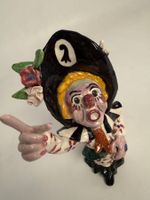 Basler Fasnacht Keramikfigur signiert SL 28cm