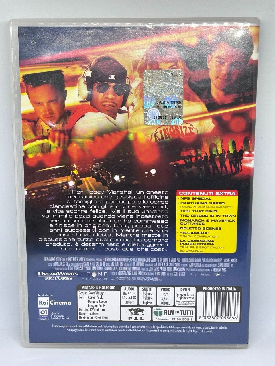 Alle DVDs: Need For Speed - 2014 (ITA, ENG) – Gebraucht aus Giubiasco von LorisVale 1