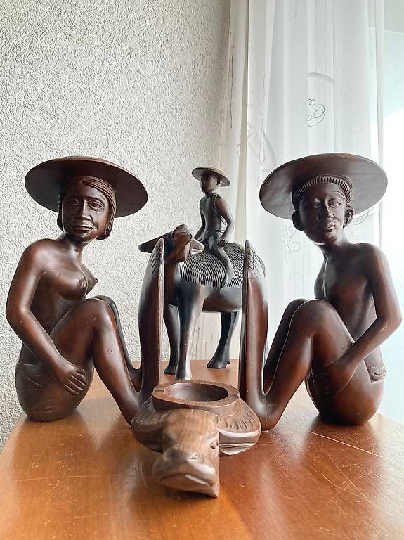 Sculture & Statue: Diverse antike philippinische Holzschnitzereien – Usato da Buchberg venduto da Salmonfly666
