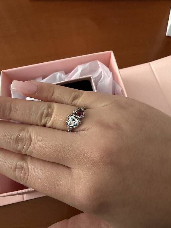 Anelli: BAGUE PANDORA halo heart ring  – Usato da Lausanne venduto da kob_5fmh 2