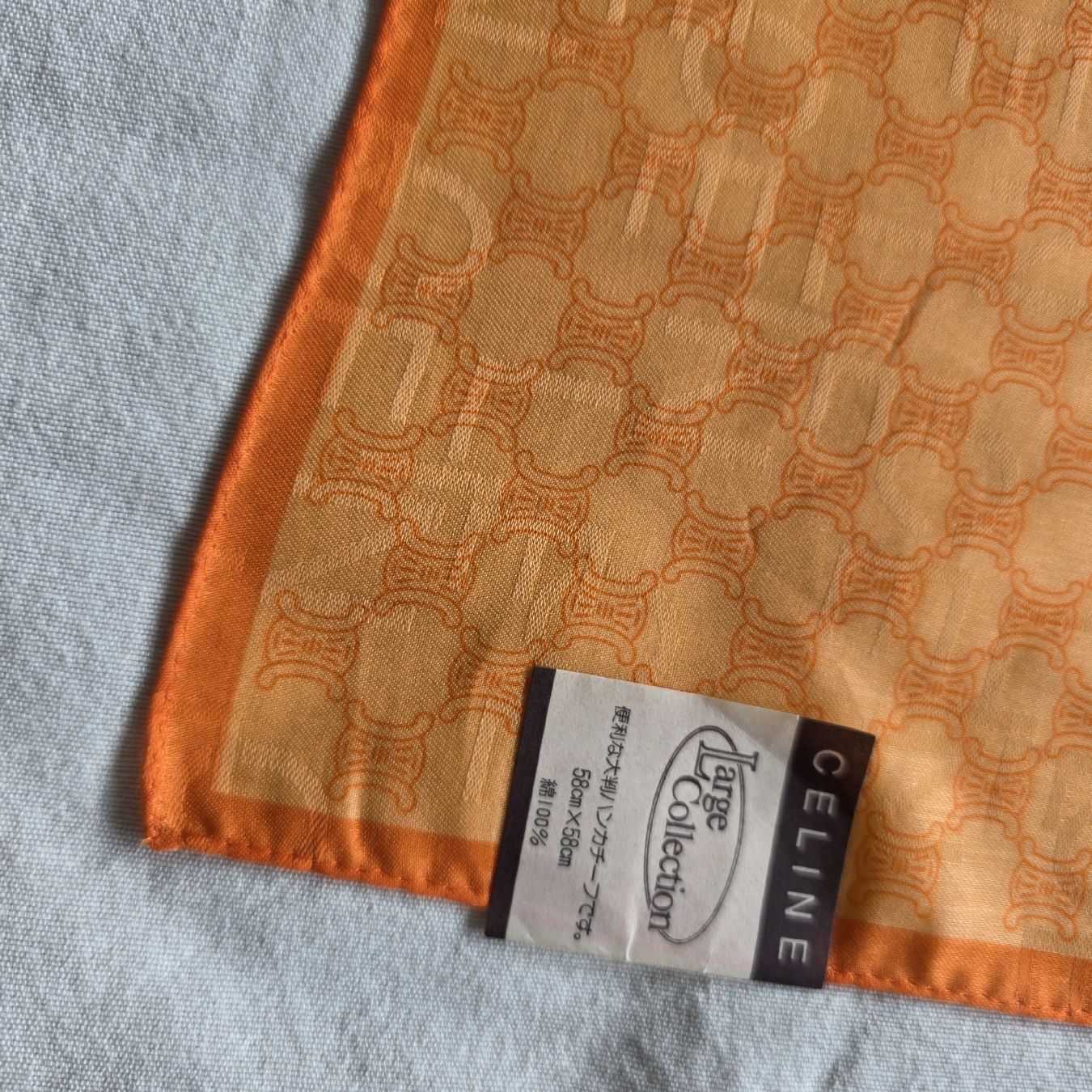 Celine Foulard & Sciarpe: Neues CELINE Baumwolltuch 58x58 cm – Nuovo e nell'imballaggio originale da Zürich venduto da LIMAR 6