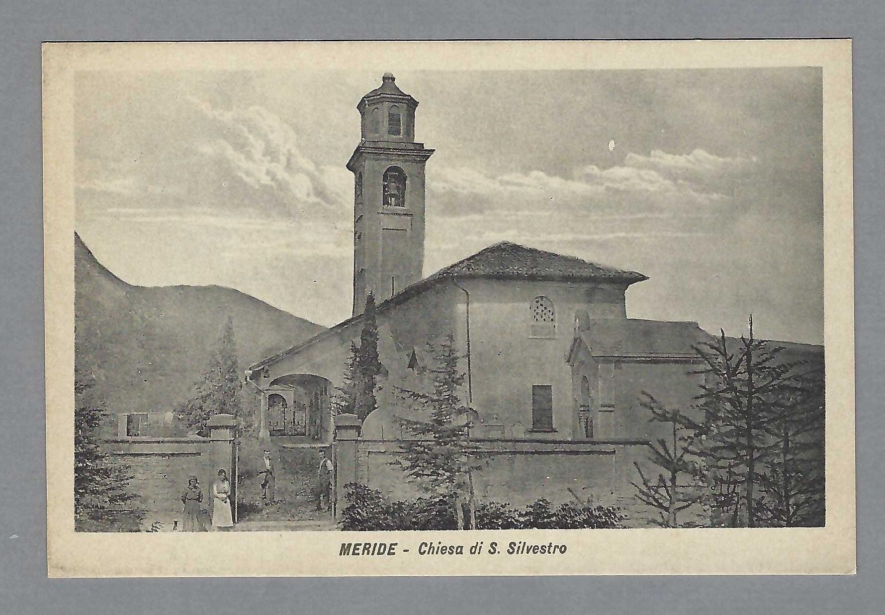 Cartoline postali: MERIDE, CHIESA S. SILVESTRO, * – Usato da Pura venduto da ulisse1957