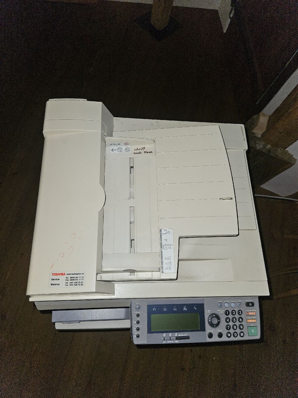 Toshiba Fotokopierer: Toshiba e-Studio 160 Laserdrucker S/W Kopierer – Gebraucht aus Ramosch von Beschin 1