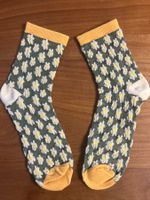 Neue Nordic Socken mit Muster und Herzen, one size