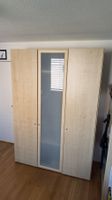 Kleiderschrank 155x220x59 cm – guter Zustand – Milchglas