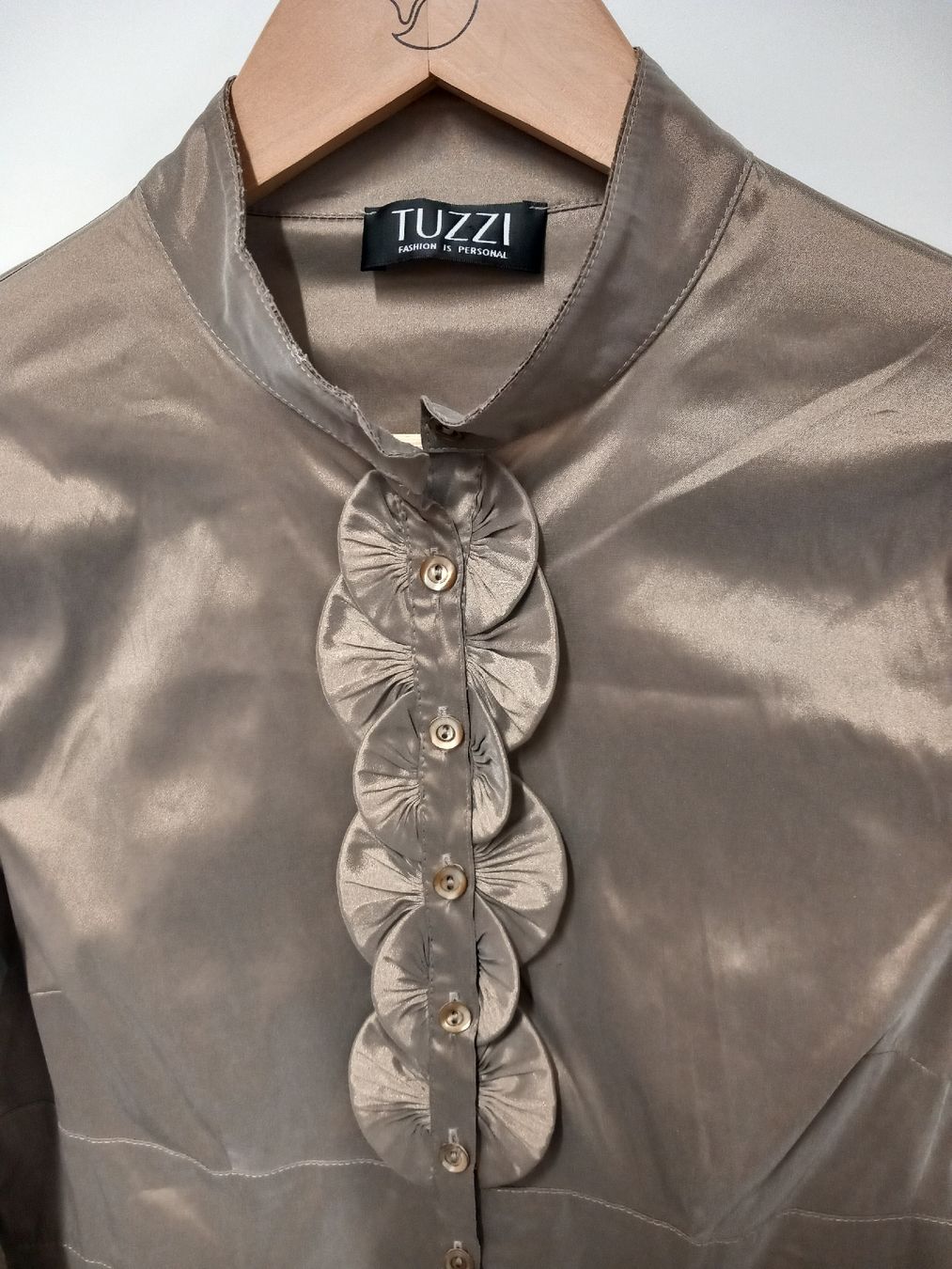 Camicette: Lange Stretch-Bluse TUZZI Gr.40 – Usato da Gwatt (Thun) venduto da umwelt-brocki 3