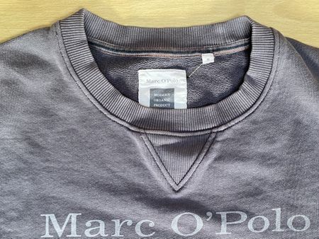 Marc O'Polo Pullover Baumwolle Gr M Anthrazit