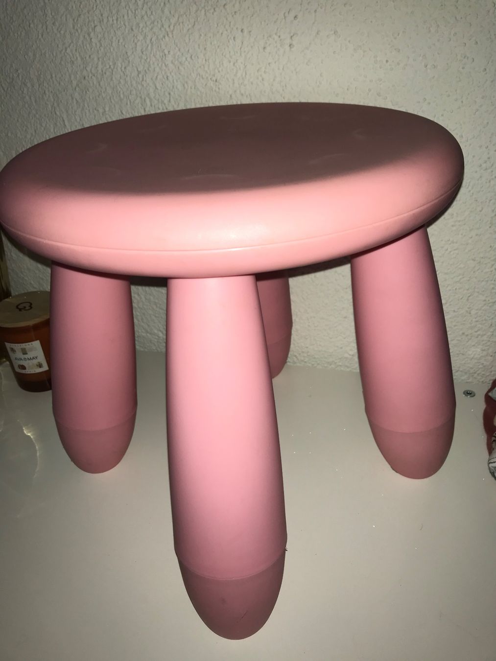 Ikea Sgabelli: Kinder Hocker Stuhl MAMMUT von IKEA rosa – Usato da Emmenbrücke venduto da Hathor123 2