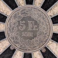 5 Franken 1851 vzgl