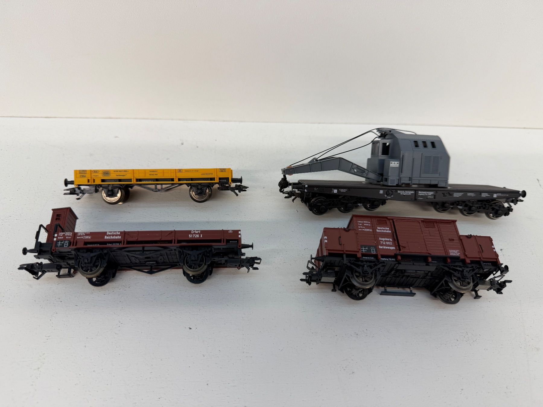 Märklin Modellini di ferrovie: Märklin 47893 Wagen-Set "Gleisbauzug" – Usato da Büsserach venduto da ModellbahnDepot 3