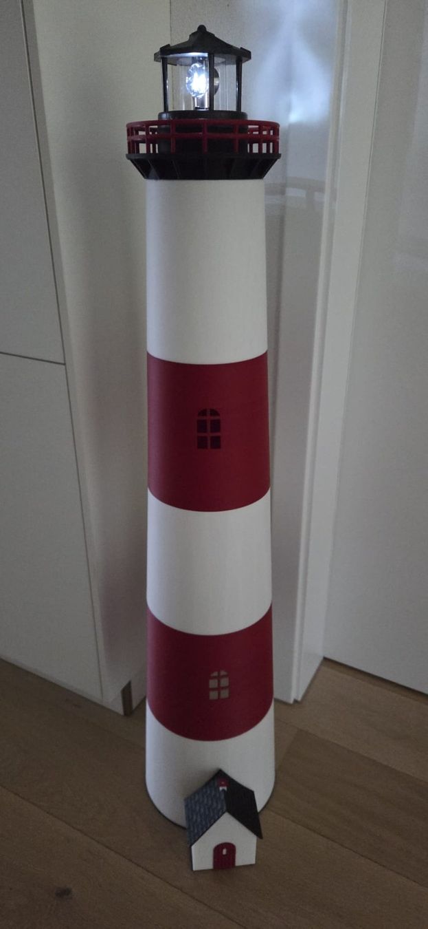Tutte le decorazioni: Leuchtturm mit Drehlicht, 110 cm hoch – Nuovo e nell'imballaggio originale da Gwatt (Thun) venduto da Taipan49