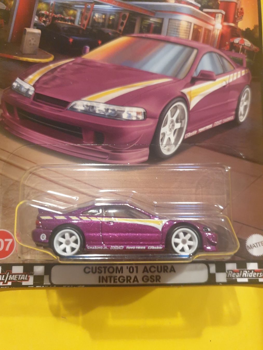 Hot Wheels Modellini d'auto: Hot Wheels CUSTOM '01 ACURA INTEGRA GSR – Nuovo e nell'imballaggio originale da Oftringen venduto da Rotor 1