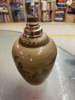 Vintage Grès d'Art Duck Motif Lamp Base - Autumn Decor 🍂