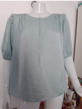 Damen Bluse QS Türkis 42 Schön Top
