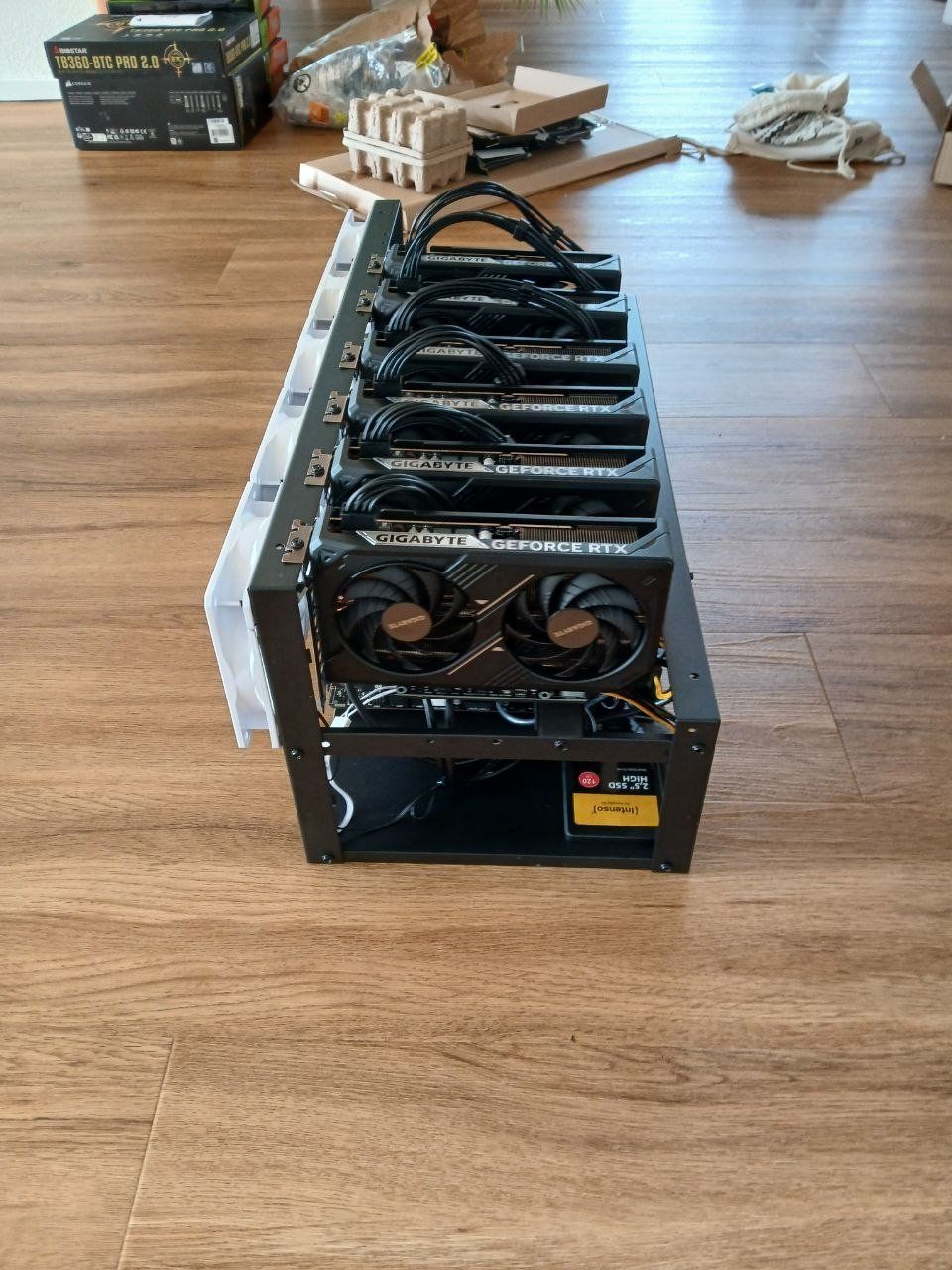 Coin Miner: Nagelneue ungebrauchte GPU - Mining Rig 6x Geforce RTX 5060 – Neu (gemäss Beschreibung) aus Weingarten-Kalth von mar_5xvq 2