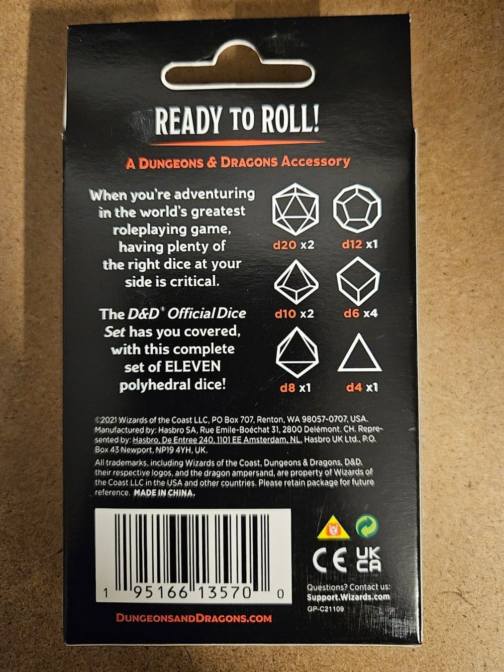 Giochi: D&D Official Dice/Würfel Set – Nuovo e nell'imballaggio originale da Kreuzlingen venduto da Silva_Ludus 1