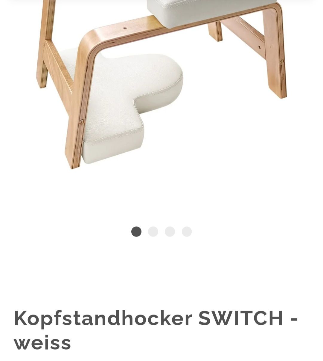 Sgabelli: Yoga Kopfstandhocker SWITCH - weiss – Nuovo (secondo la descrizione) da Goldach venduto da Cooky2011 3