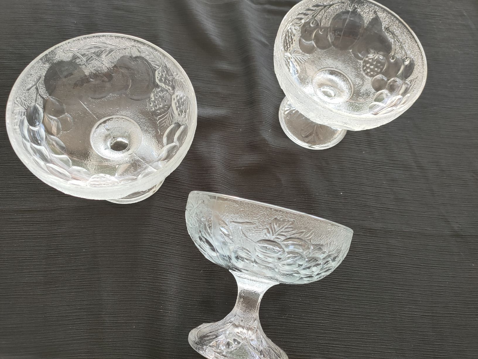 Bicchieri: Elegante Dessertschalen, 3er Set – Nuovo (secondo la descrizione) da Gipf-Oberfrick venduto da minini