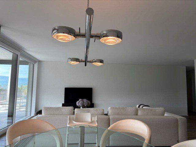 Occhio Lampadari & plafoniere: Occhio Sento Deckenleuchte chrom mit 4 Reflektorenköpfe – Usato da Bern venduto da FuRo_ 3