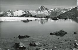 Unterbäch  VS  -   GINALS - Grossee im Ginalstal     um 1968