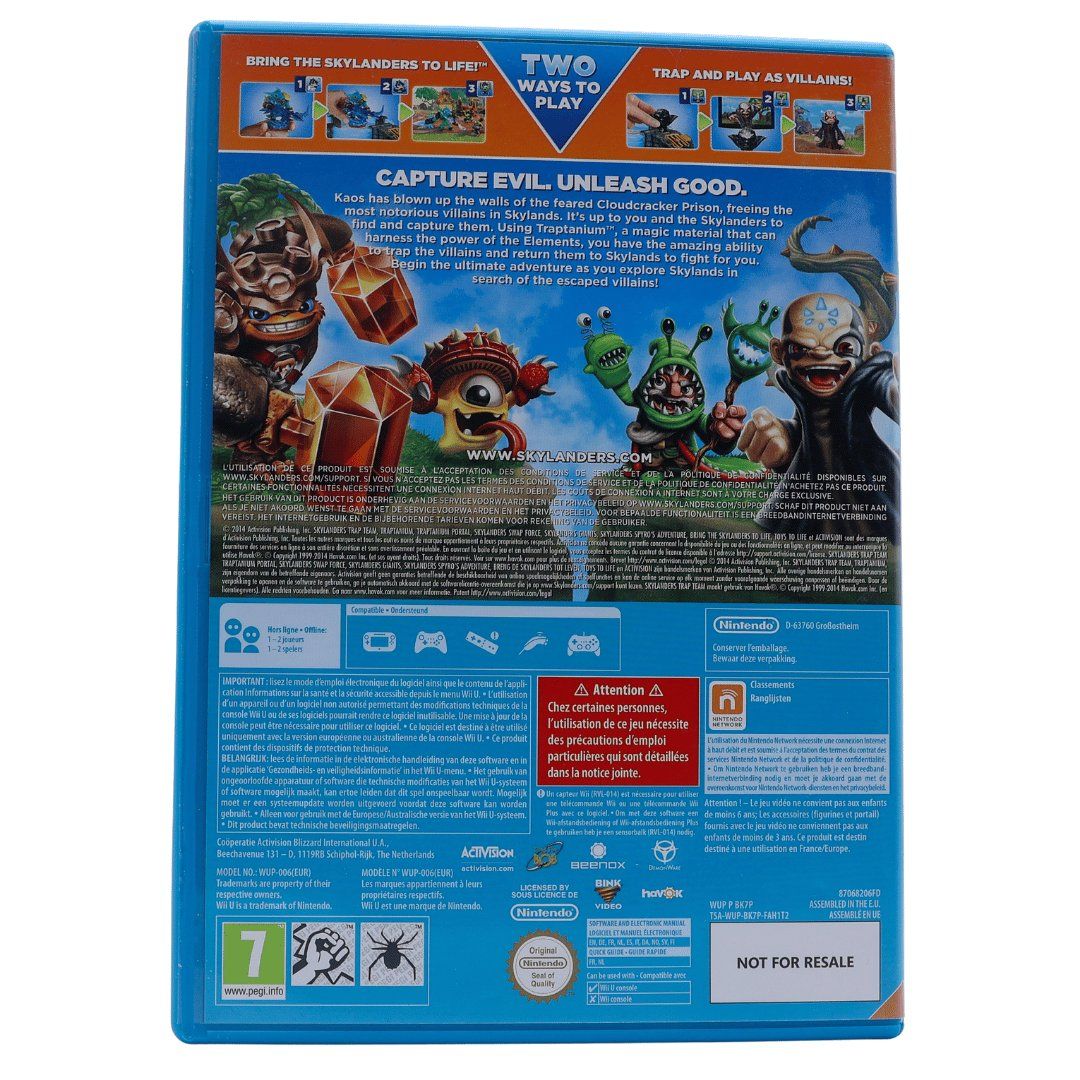 Spiele: Skylanders Trap Team - WII U – Gebraucht aus Paudex von dindeboy 1