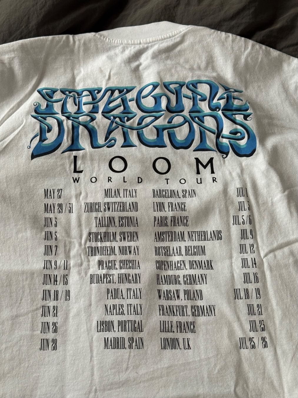 T-shirt: Imagine Dragons T-Shirt – Nuovo (secondo la descrizione) da Wettswil venduto da artu82 1