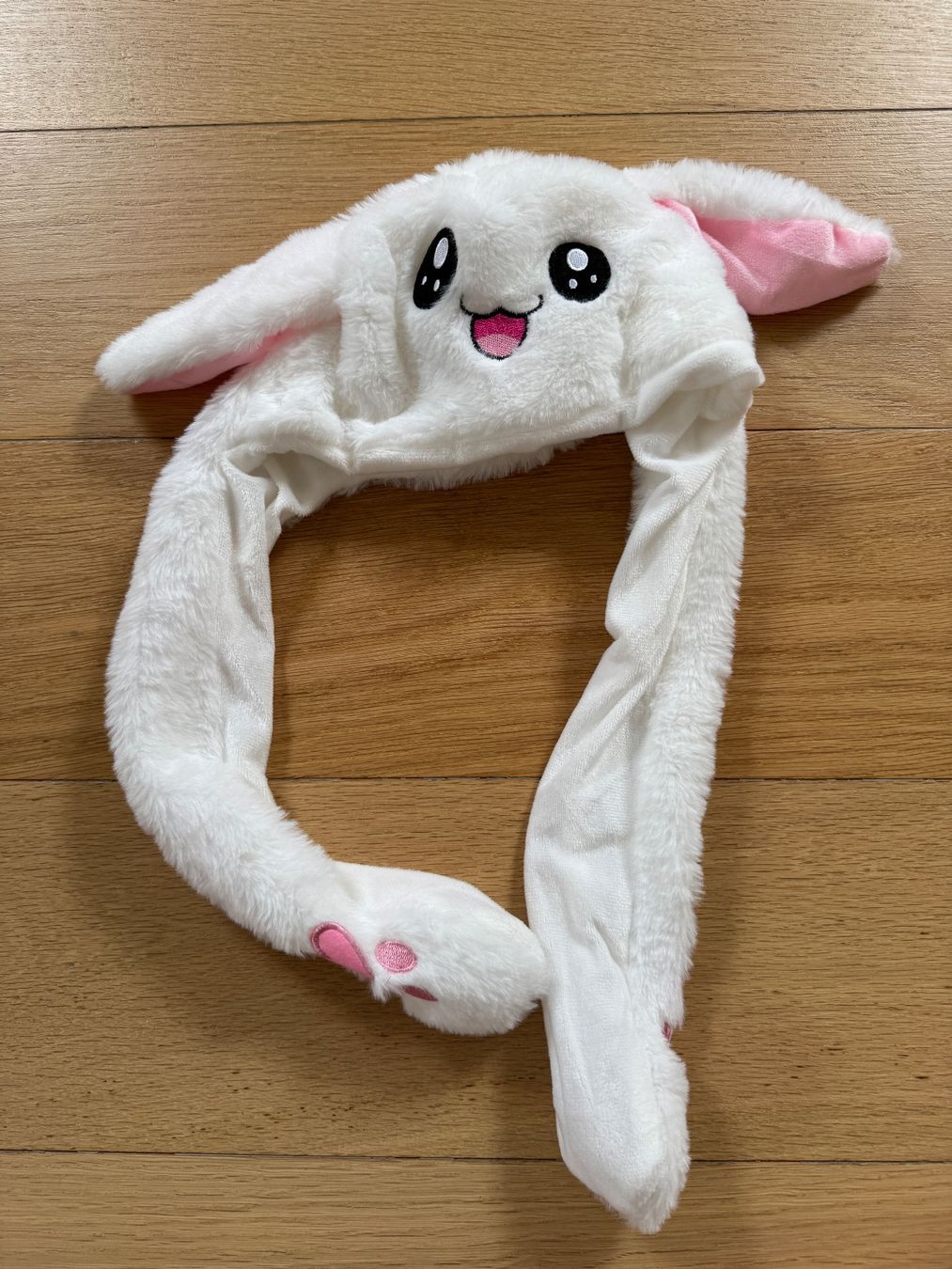 Copricapi, berretti & cappellini: Bonnet Lapin Blanc Avec Oreilles Mobiles – Nuovo (secondo la descrizione) da Jussy venduto da ali_6d7d
