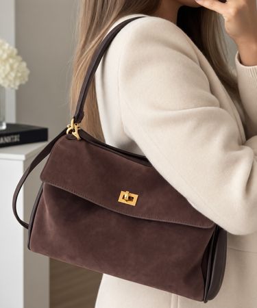 Stilvolle braune Tasche