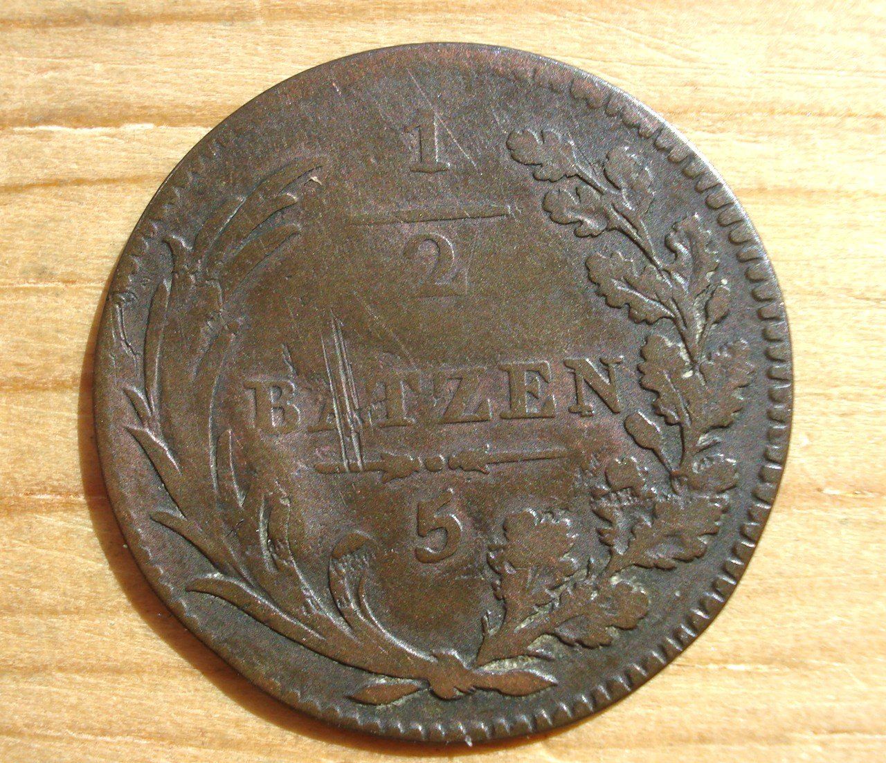 Tutti le monete: (D3) Freiburg Halbbatzen 1810 – Usato da Erlach venduto da Net-Coins 1