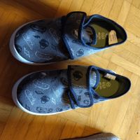 Kinderschuhe Skate-Muster grau Grösse 33 neuwertig