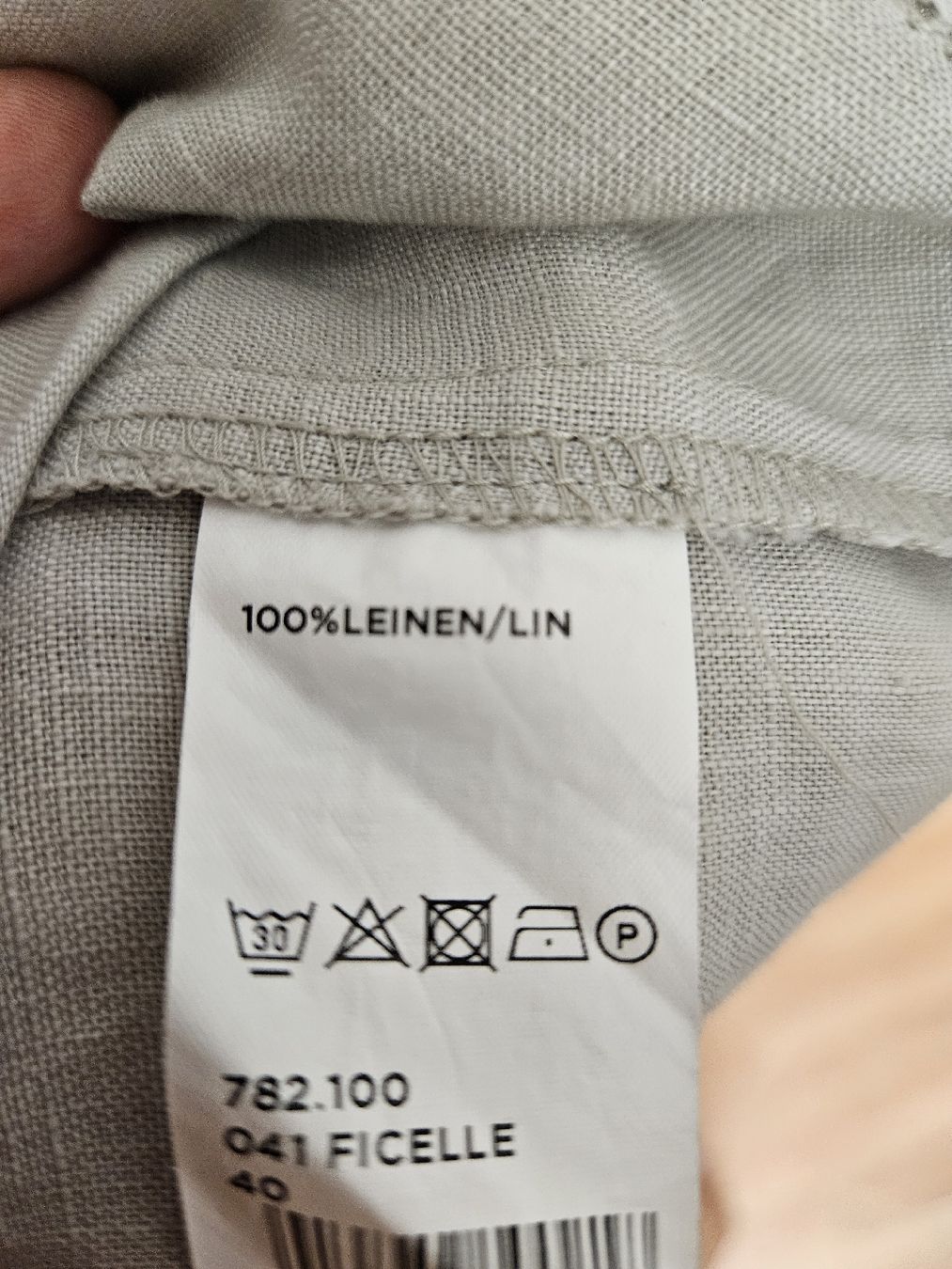 Maddison Robes: Sommerkleid aus Leinen Gr. 40, grau – D'occasion à Urdorf par Colina 4