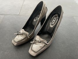 Tod’s silberne Pumps Heels Grösse 37