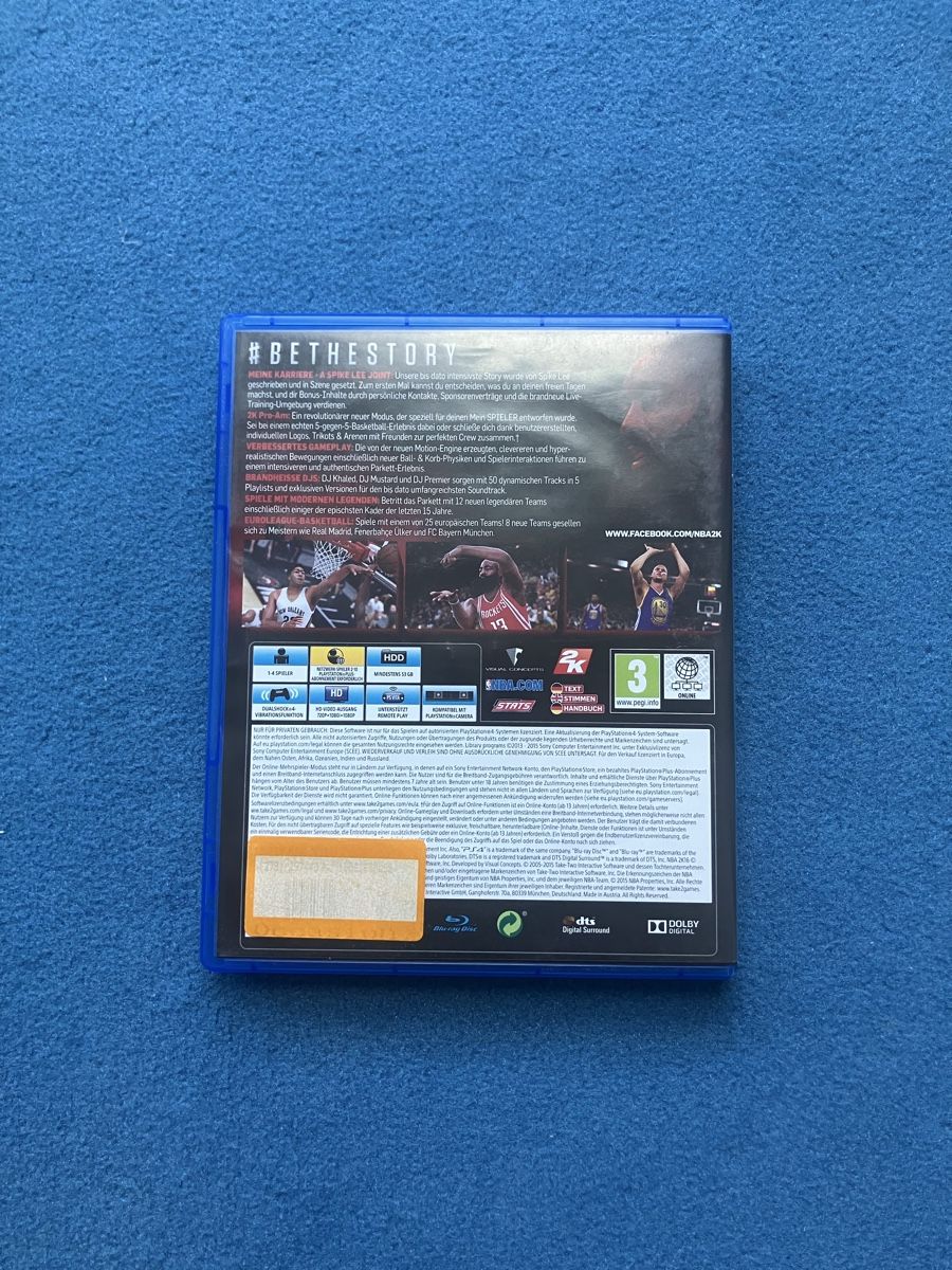 Sony Jeux: NBA 2K16 PS4 – D'occasion à Chur par GC190 1